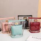 Set: Chain Pvc Bucket Bag + Plain Pouch