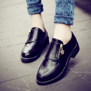 Zip Side Loafers