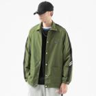 Striped Single Breasted Jacket