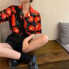 Loose-fit Short-sleeve Shirt In Floral Print
