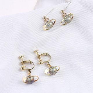 Planet Earring / Clip-ons Earring