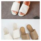 Knit Pattern Slide Sandals