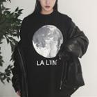 Moon Print Short Sleeve Tunic