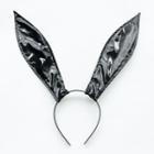 Rabbit Ear Patent Headband 1pc - Black - One Size