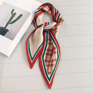 Reversible Plaid Neck Scarf