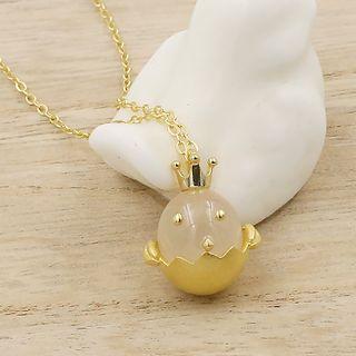 Chick In Eggshell Necklace