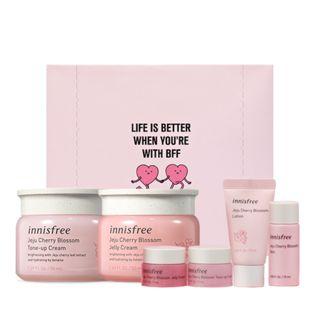 Innisfree - Jeju Cherry Blossom Cream Set Ver.2 6pcs