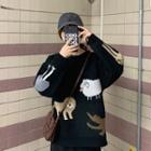Cartoon Sweater As Shown In Figure - One Size