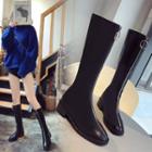 Front Zip Over-the-knee Boots