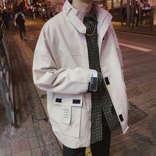 Hook And Loop Zip Jacket