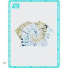 Tie-dyed Crop T-shirt As Figure - M