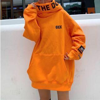 Couple Matching Lettering Oversized Hoodie