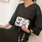 Butterfly Print Crossbody Bag
