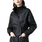 Padded Asymmetcal Zip-up Jacket