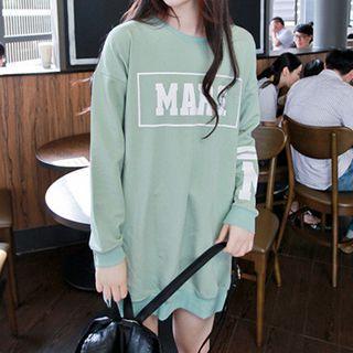 Letter Stripe Pullover