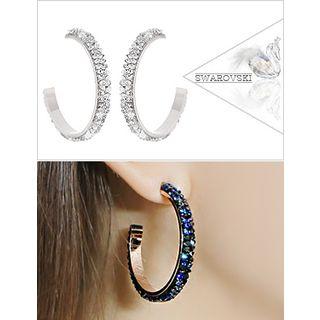 Swarovski Hoop Earrings