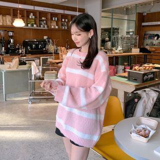 Over-fit Stripe Sweater
