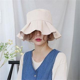 Pleated-detail Bucket Hat