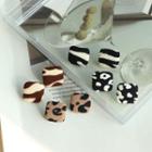Print Leopard Earring