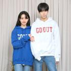 Go Out Printing Boxy-fit Hoodie