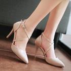 Patent Pointed High-heel Pumps