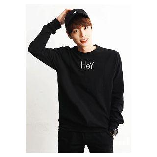 Lettering-embroidered Printed-back T-shirt