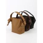 Knotted Tote Bag With Shoulder Strap