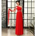 One-shoulder Evening Dress
