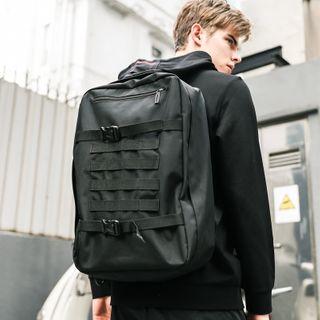 Multi-way Buckled Backpack Black - One Size