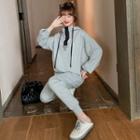 Set: Half Button Hoodie + Sweatpants