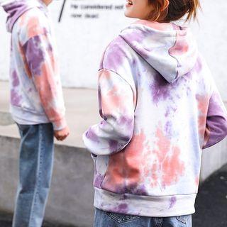 Couple Matching Printed Hoodie / Straight-cut Jeans