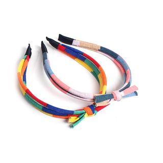 Colour Block Bow Headband