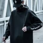 Couple Matching Lettering Turtleneck Hoodie