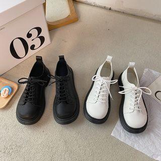 Pull Tab Lace-up Shoes