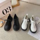 Pull Tab Lace-up Shoes