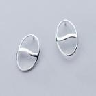 925 Sterling Silver Geometric Earring 1 Pair - Earring - One Size