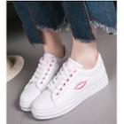 Lips Embroidered Sneakers