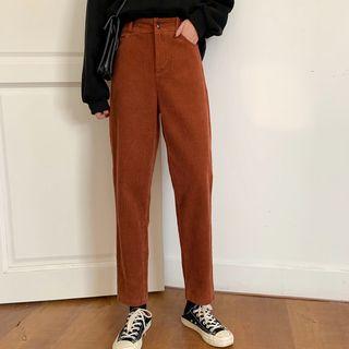 Corduroy Straight-leg Jeans