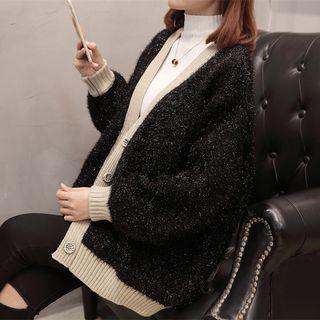 Glitter Furry Cardigan