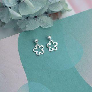 Floral Earring 1 Pair - As Shown In Figure - One Size