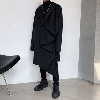 Asymmetric Single-breasted Jacket