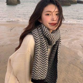Chevron Print Scarf