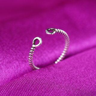Knot Open Ring 033 - Ring - Silver - One Size