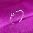 Knot Open Ring 033 - Ring - Silver - One Size