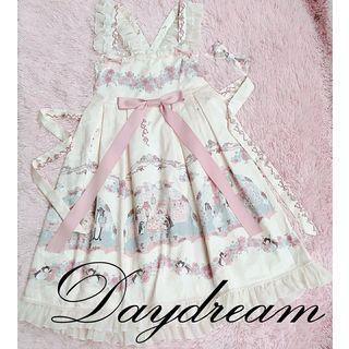 Sleeveless Print Lolita Midi A-line Dress