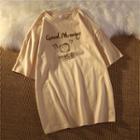 Short-sleeve Bread Embroidered T-shirt