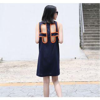 Cutout-back Tank Dress