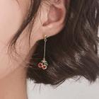 Cherry Rhinestone Dangle Earring