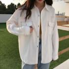 Long-sleeve Polo-neck Jacket