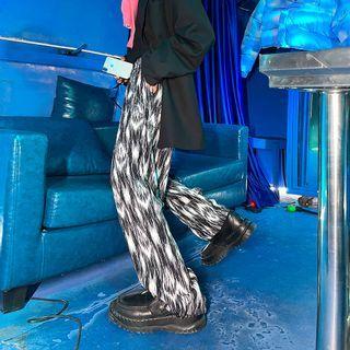 Tie Dye Straight-leg Pants